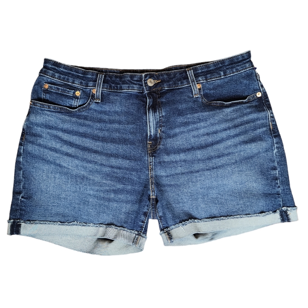 Denizen from Levi's women's blue denim shorts size 18